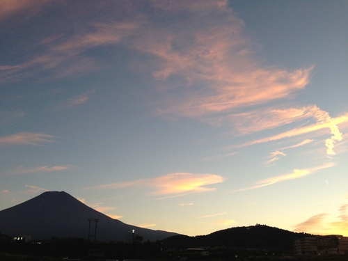 富士山温泉ホテル鐘山苑：富士山