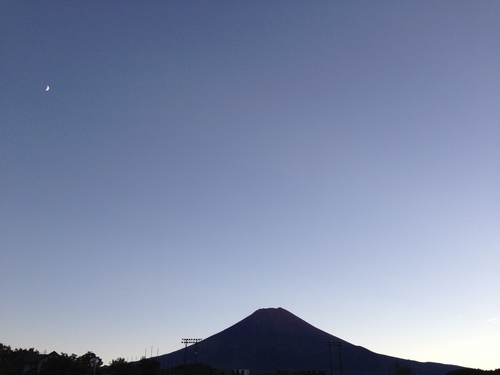 富士山温泉ホテル鐘山苑：富士山