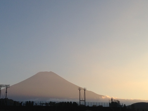 富士山温泉ホテル鐘山苑：富士山