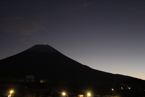 富士山温泉ホテル鐘山苑：富士山