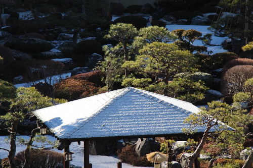 富士山温泉ホテル鐘山苑：庭園