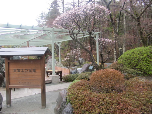 富士山温泉ホテル鐘山苑：庭園