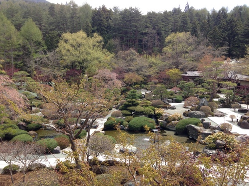 春の庭園情報｜富士山温泉ホテル鐘山苑