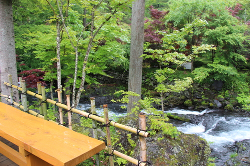 富士山温泉ホテル鐘山苑：庭園