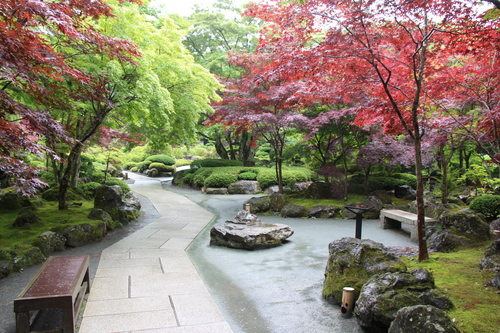 富士山温泉ホテル鐘山苑：庭園